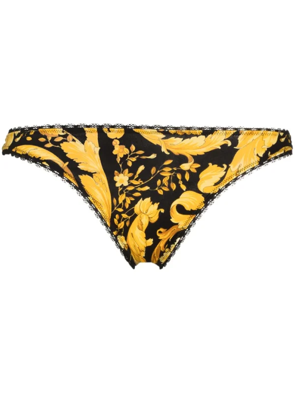 Barocco-print thong