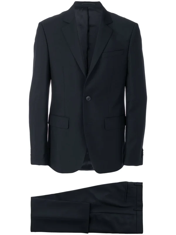 Formal fitted two-piece suit