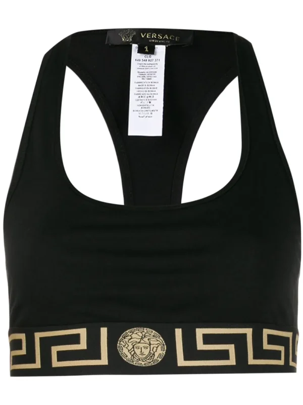 Medusa Greek Key bra