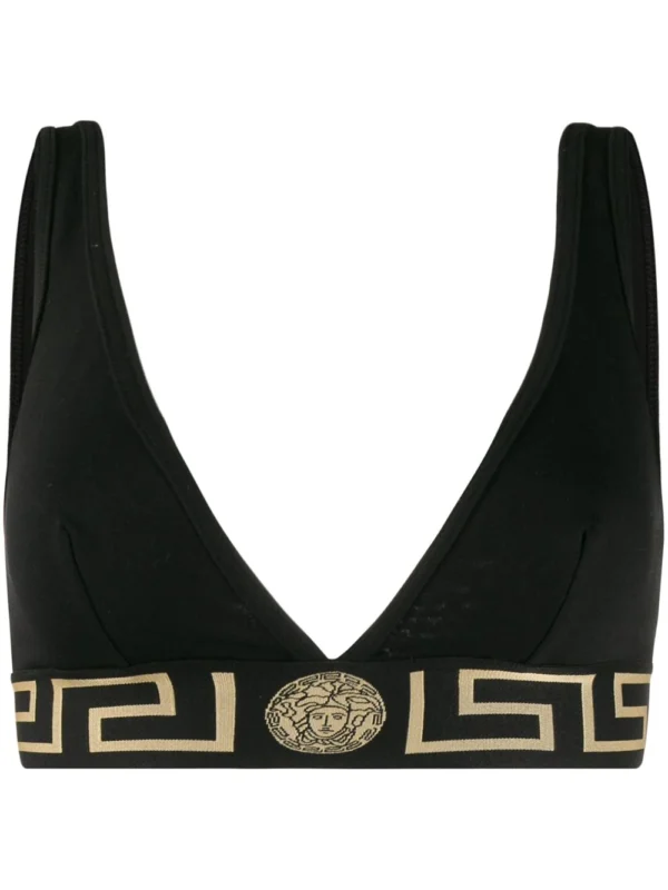 Medusa Greek Key bra