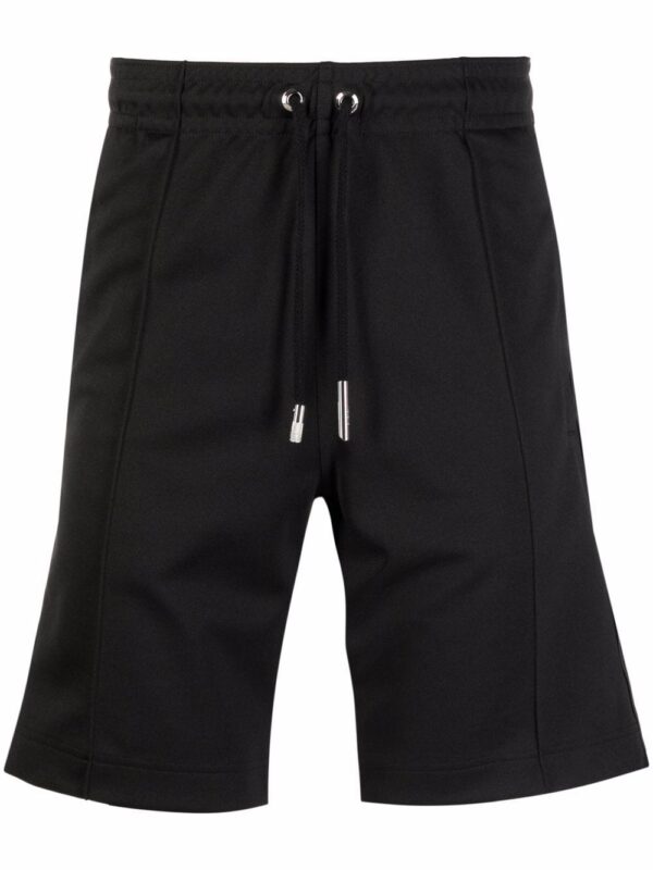 Drawstring track shorts