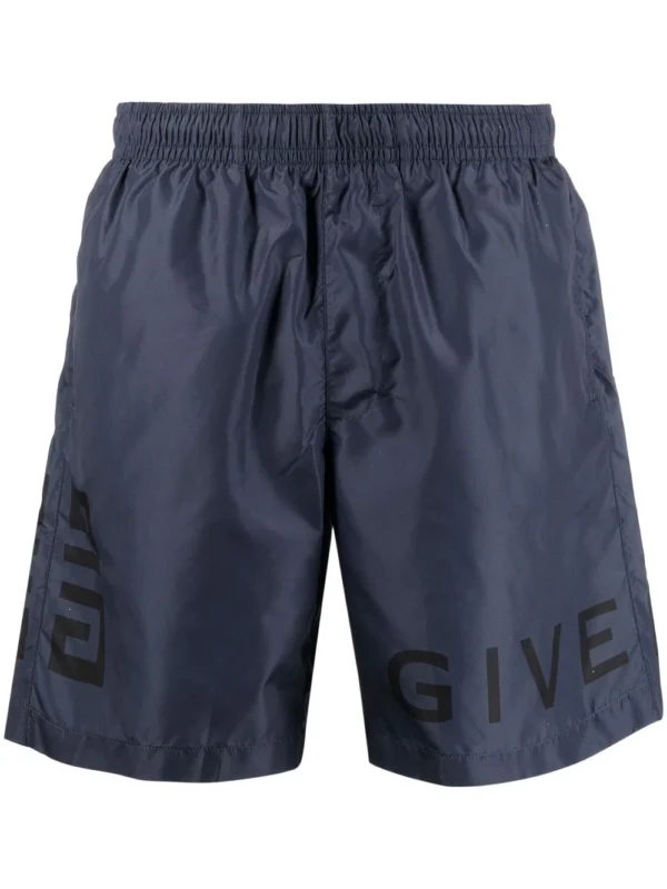 Logo-print swim shorts