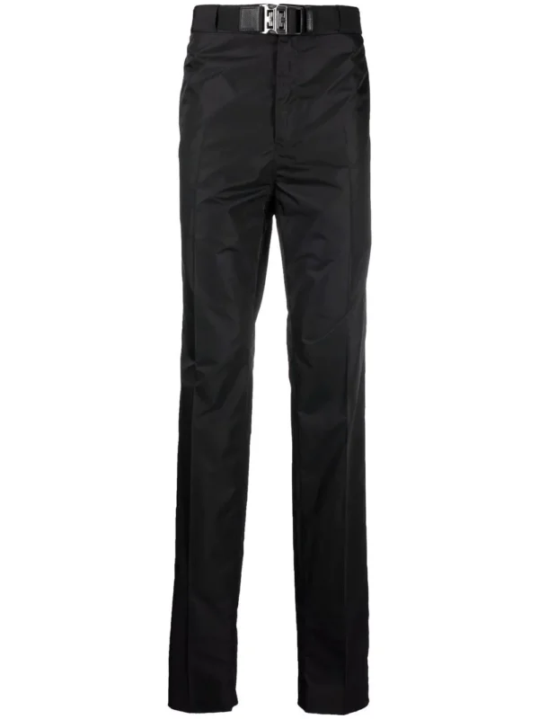 4G buckle straight-leg trousers