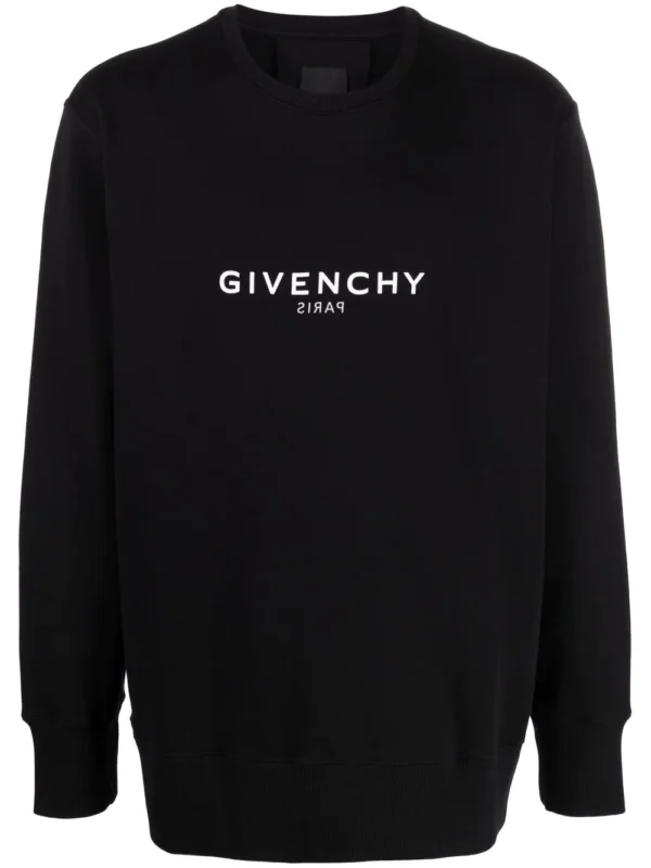 Logo-print crew neck sweatshirt