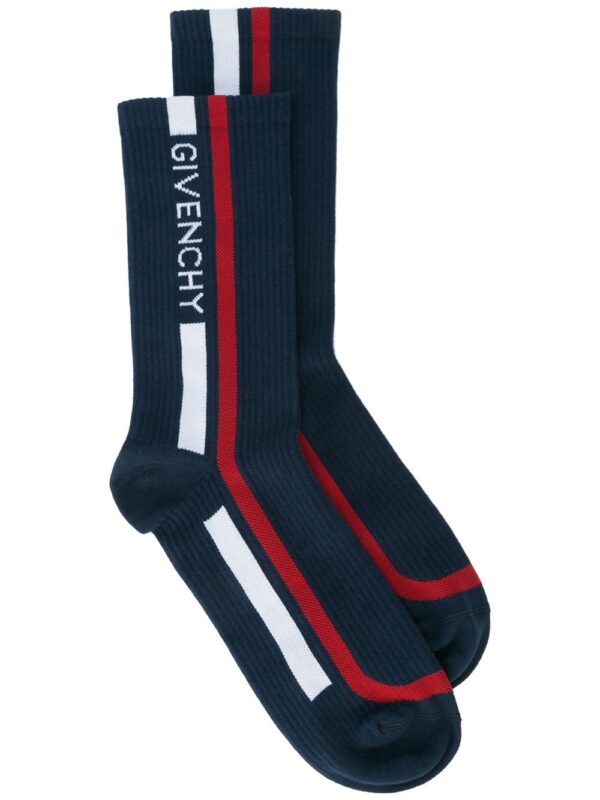 Logo stripe socks