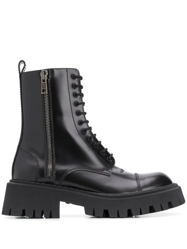 Tractor 20 mm lace-up boots