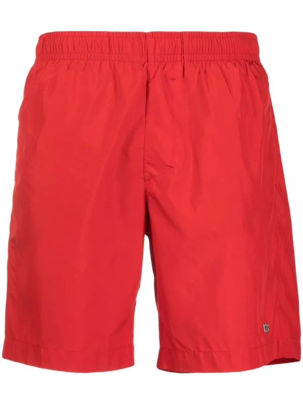 4G plaque swim shorts