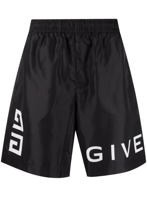 Logo-print swim shorts