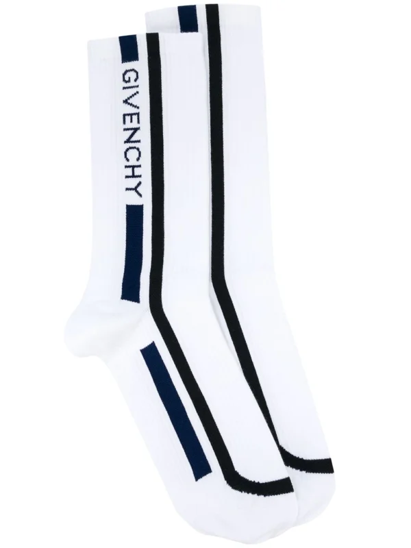 Logo stripe socks