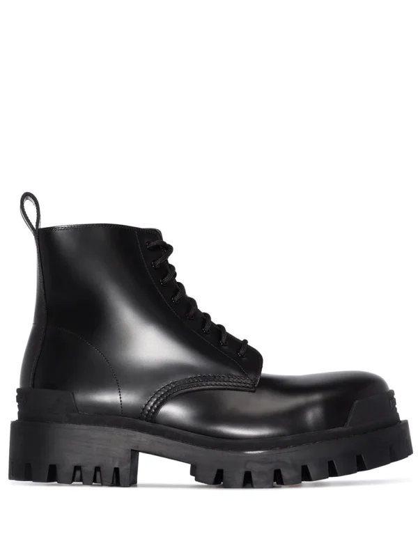 Strike lace-up boots