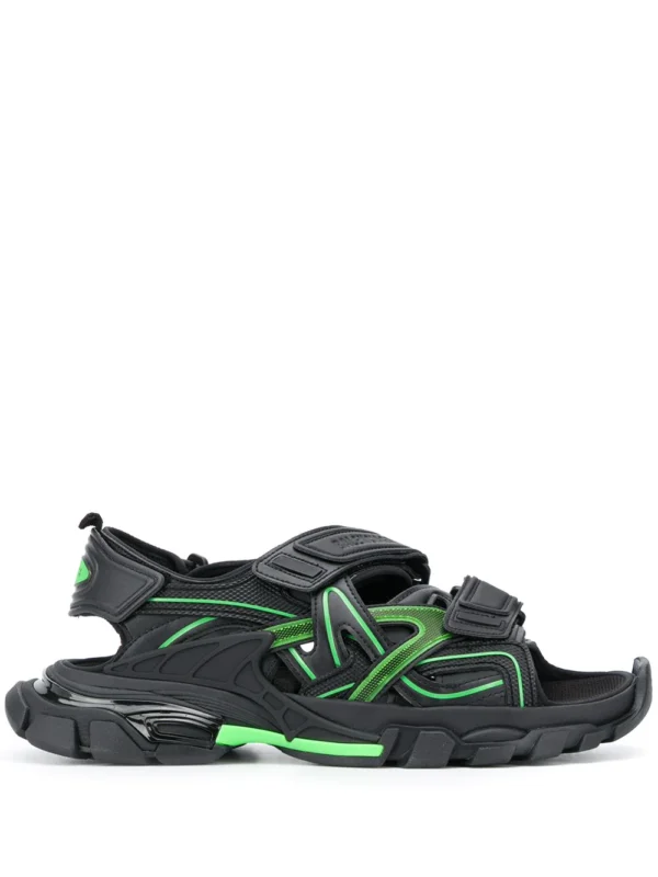 Track touch-strap sandals