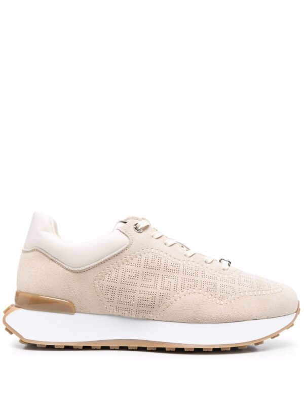 Perforated low-top sneakers