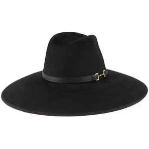 Horsebit-detail hat