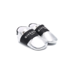 Logo-strap slippers