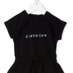 Hologram logo-print T-shirt dress