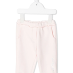 Holographic logo-print track pants