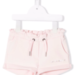 Logo-print drawstring-waist shorts