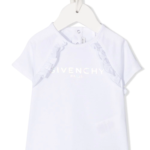 Ruffle-detail cotton T-shirt