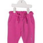 Logo-print elasticated-waist trousers