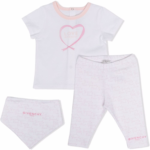 heart-print tracksuit set
