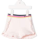 Ruffle-embellshed shorts