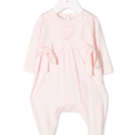 Heart-print cotton pyjamas