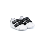 Logo-print leather sneakers