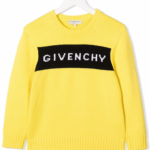 Intarsia-logo crewneck sweater