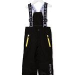 Logo-print straight-leg dungarees