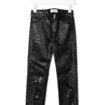 Slim-fit distressed jeans