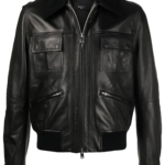 leather aviator jacket