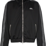 logo embroidered track jacket