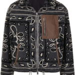 Bandana-print jacket