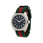 Logo striped watch