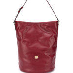 calf leather hobo shoulder bag