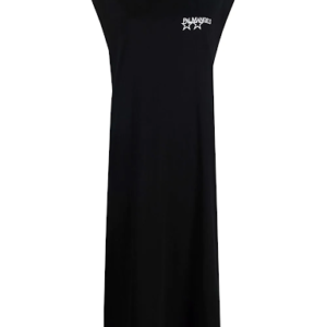 Logo-print sleeveless dress