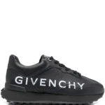 side logo-print sneakers