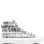 City High logo jacquard sneakers